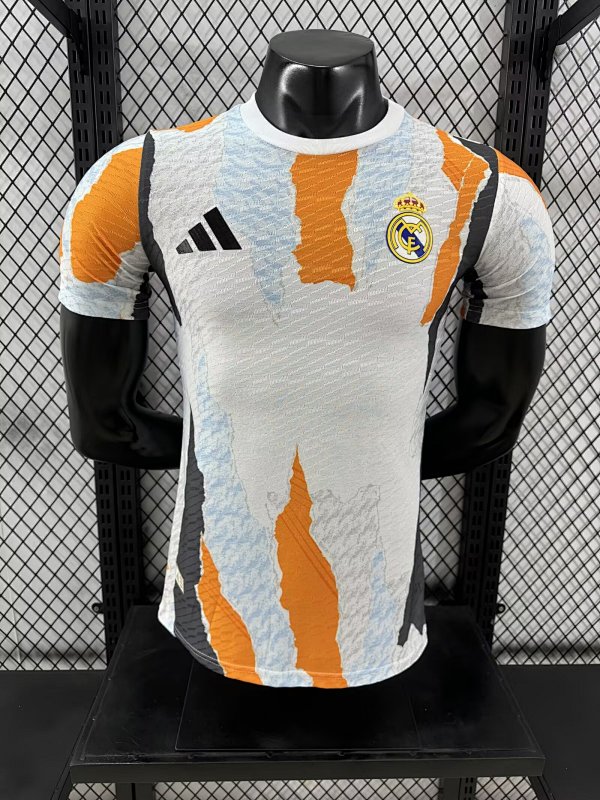 Real Madrid Camiseta de Entrenamiento Versión Jugador 2024/25 (Blanca)