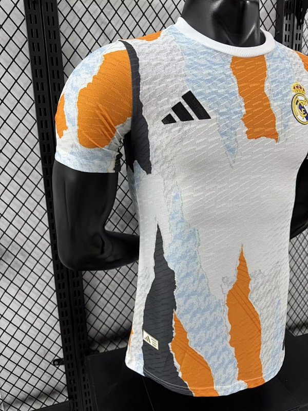 Real Madrid Camiseta de Entrenamiento Versión Jugador 2024/25 (Blanca) 6