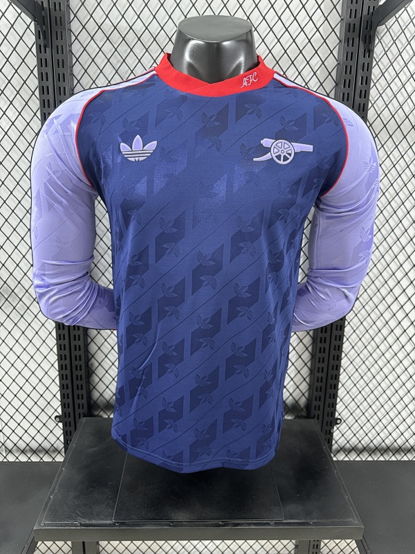 Arsenal Edición Retro 2024/25 (Azul, Manga Larga)