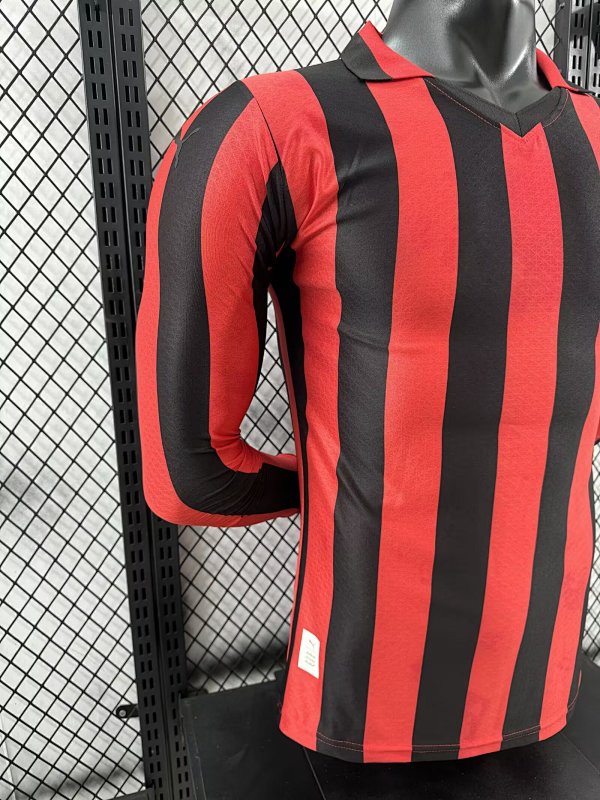 AC Milan 125 Aniversario Versión Jugador (Roja, Manga Larga) 5