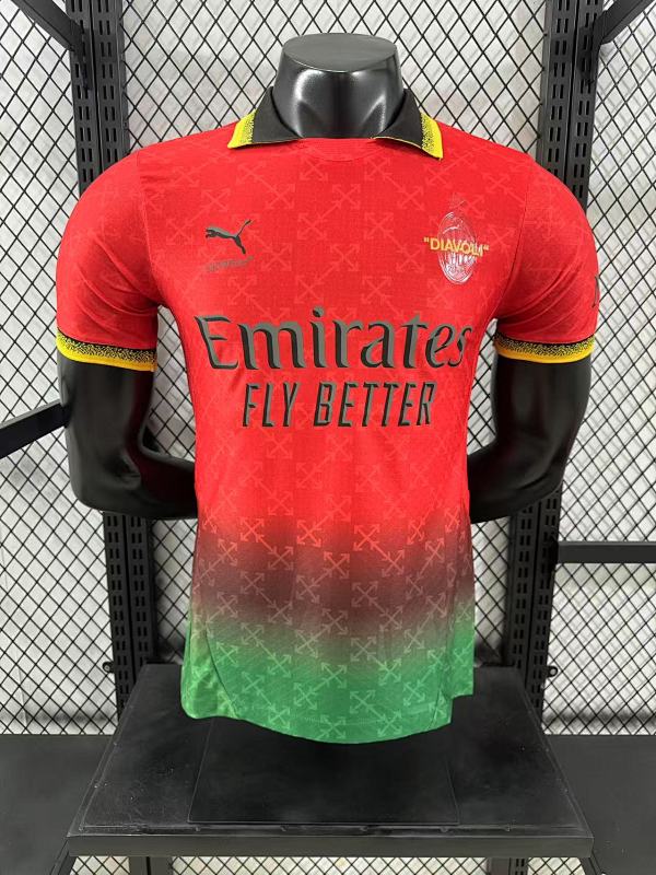 AC Milan Cuarta Versión Jugador 2024/25 (Roja)