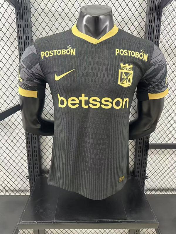 Atlético Nacional Visitante Versión Jugador 2025/26 (Negra)