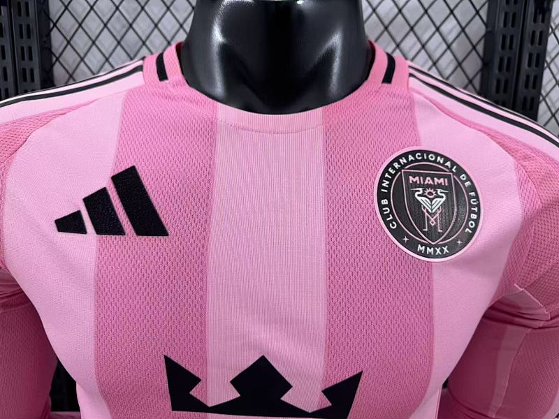 Inter Miami Local Versión Jugador 2025/26 (Rosa, Manga Larga) 3