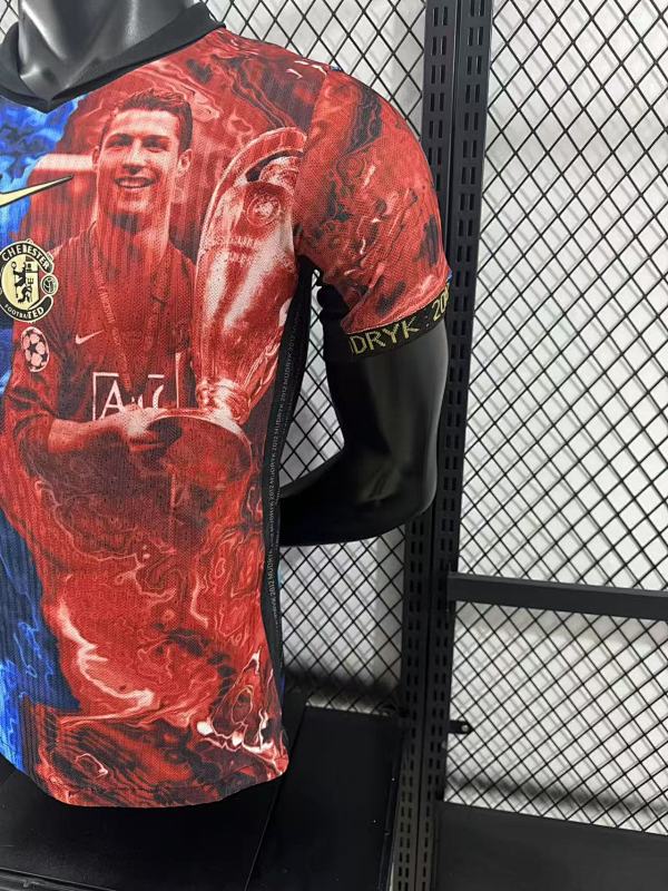 Manchester United Edición Especial Versión Jugador 2025/26 (Roja y Azul) 6