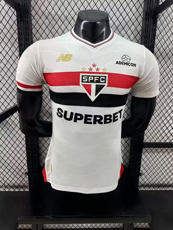 São Paulo Local Versión Jugador 2025/26 (Blanca)
