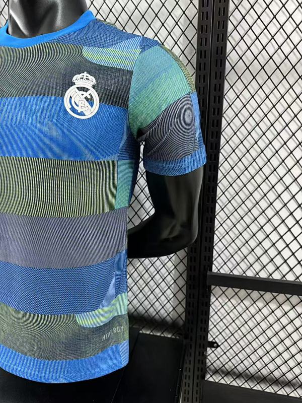 Real Madrid Camiseta de Entrenamiento Versión Jugador 2025/26 (Azul) 7