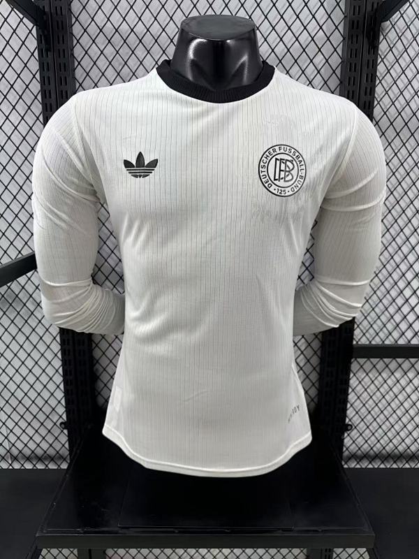 Alemania 125 Aniversario Versión Jugador (Blanca, Manga Larga)