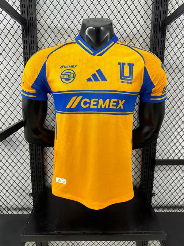 Tigres UANL Local Versión Jugador 2025/26 (Amarilla)