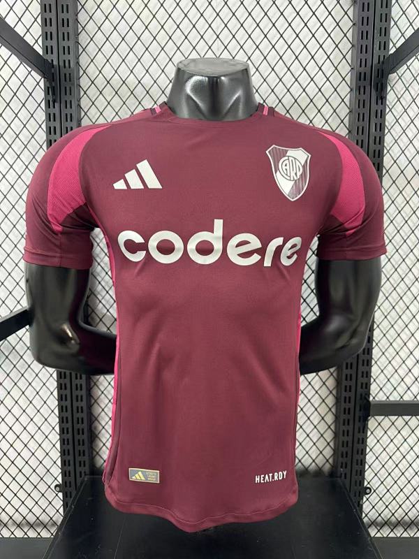 River Plate Visitante Versión Jugador 2024/25 (Granate)