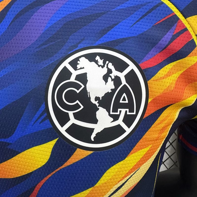 Club America Edición Especial Versión Jugador (Azul, Manga Larga) 5