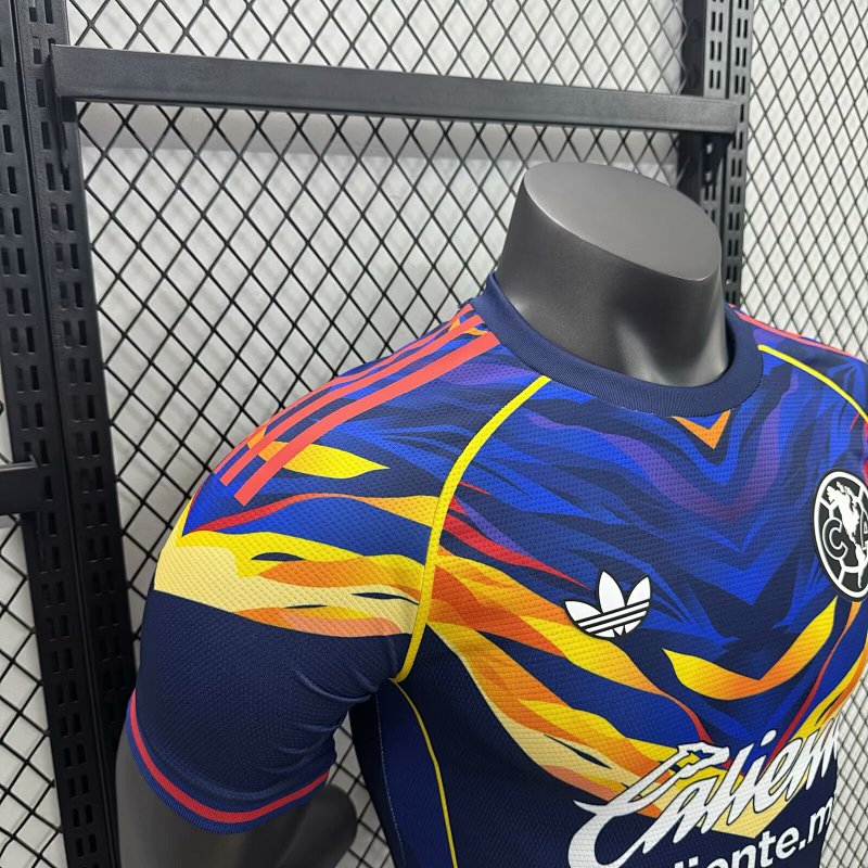 Club America Edición Especial Versión Jugador (Azul, Manga Larga) 6