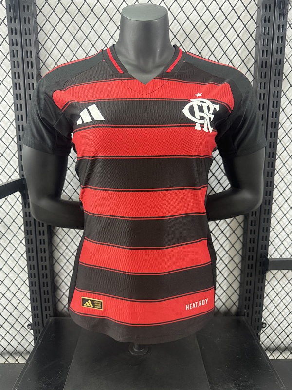Flamengo Local Versión Mujer 2025/26 (Negra)