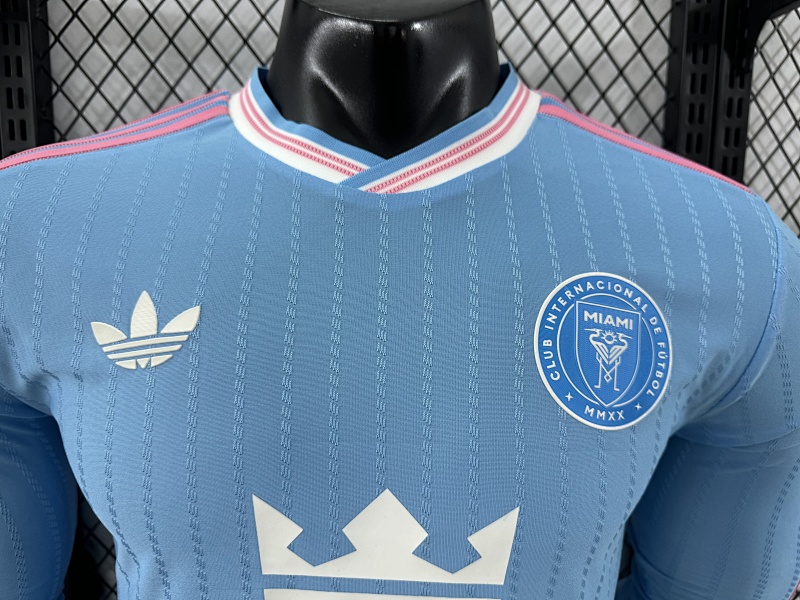 Inter Miami Tercera Versión Jugador 2025/26 (Celeste, Manga Larga) 3