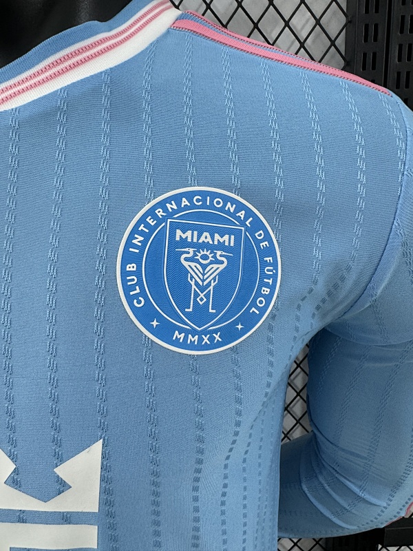 Inter Miami Tercera Versión Jugador 2025/26 (Celeste, Manga Larga) 5