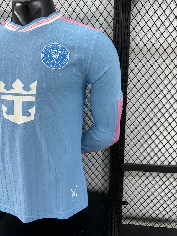 Inter Miami Tercera Versión Jugador 2025/26 (Celeste, Manga Larga) 7