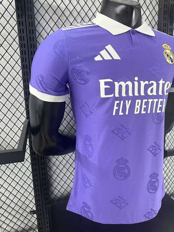 Real Madrid Edición Especial Versión Jugador (Morada, Manga Larga) 6