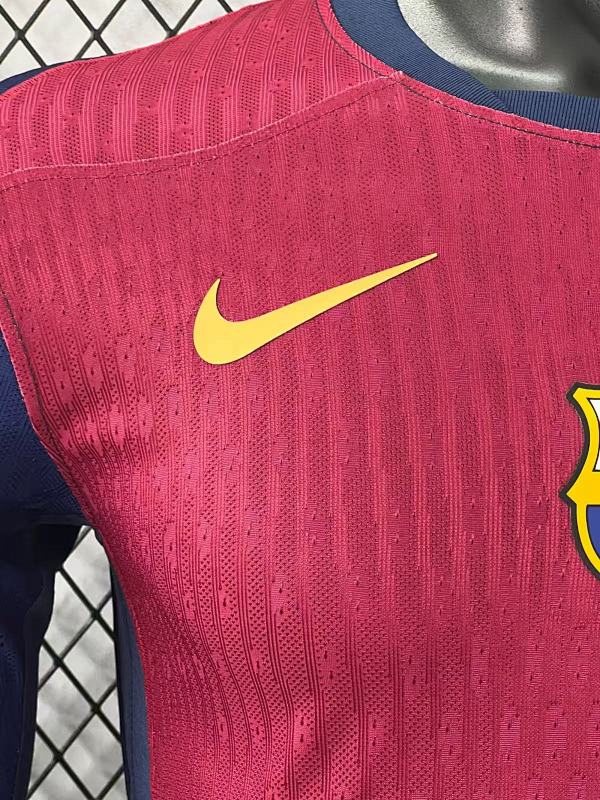 FC Barcelona Local Versión Jugador (Granate, Manga Larga) 5