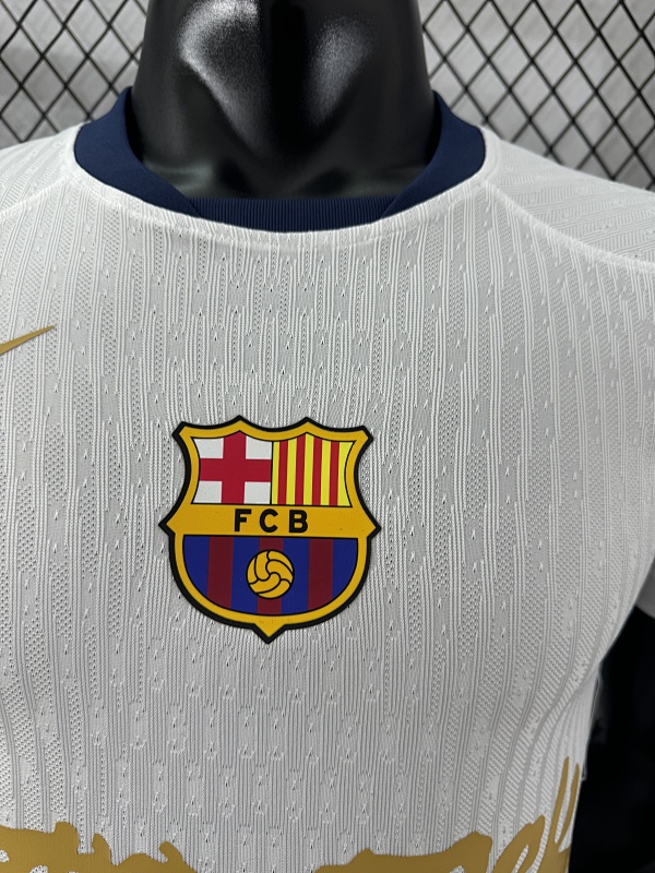 FC Barcelona Edición Especial Diseño 2 Versión Jugador (Blanca) 4