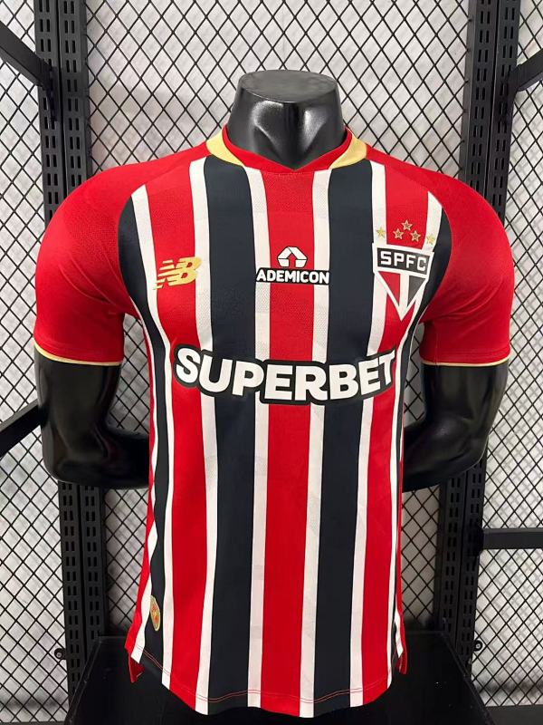 São Paulo Visitante Versión Jugador 2025/26 (Roja)