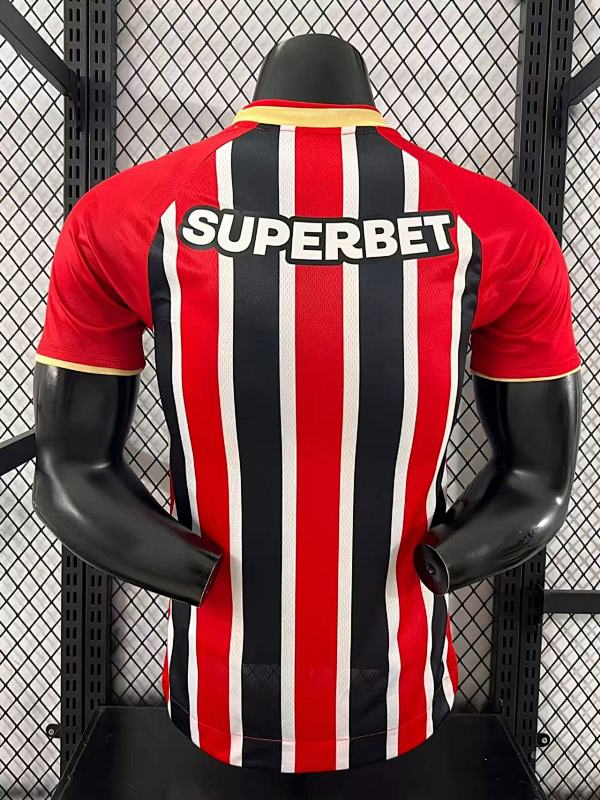 São Paulo Visitante Versión Jugador 2025/26 (Roja) 2