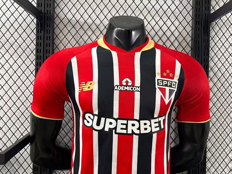São Paulo Visitante Versión Jugador 2025/26 (Roja) 4