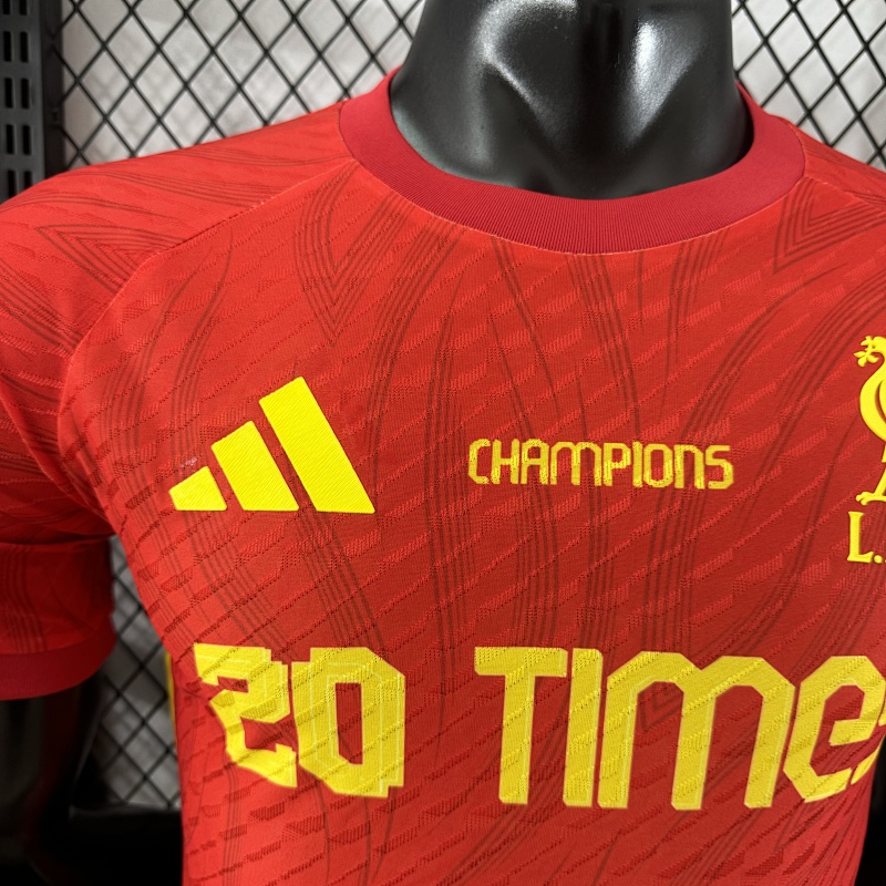 Liverpool Edición Campeones Versión Jugador 2024/25 (Roja) 4