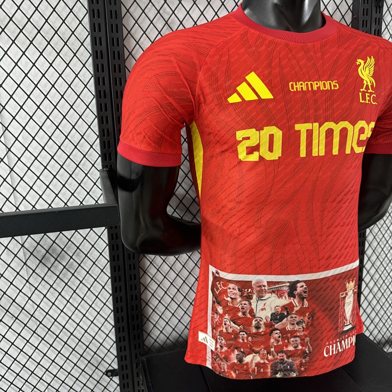 Liverpool Edición Campeones Versión Jugador 2024/25 (Roja) 6