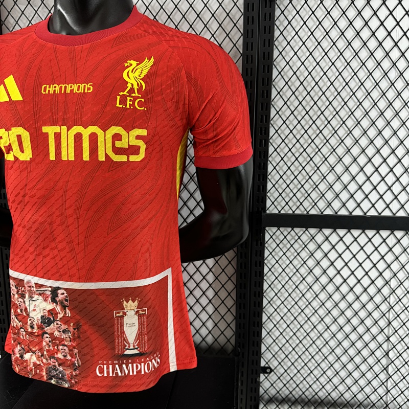 Liverpool Edición Campeones Versión Jugador 2024/25 (Roja) 7