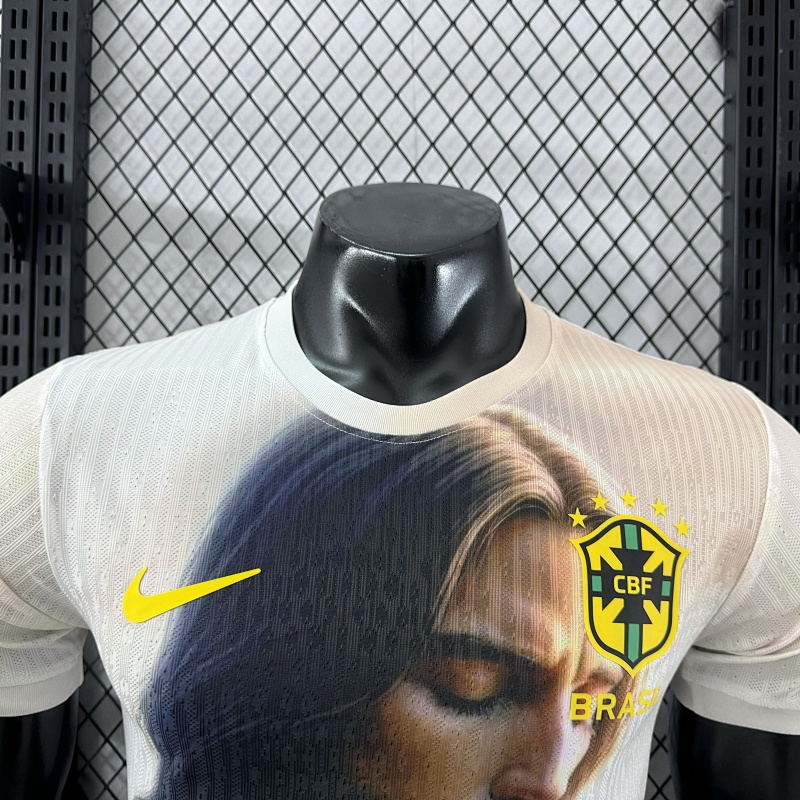Brasil Edición Especial Diseño 2 Versión Jugador (Blanca) 3