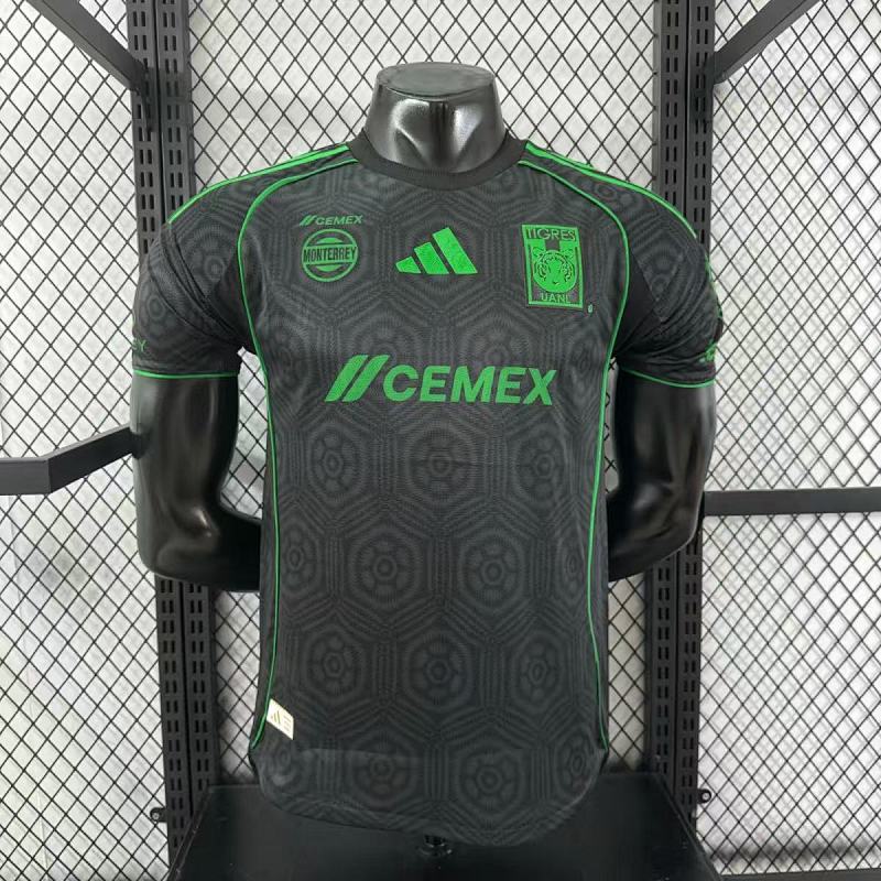 Tigres UANL Tercera Versión Jugador 2025/26 (Negra)