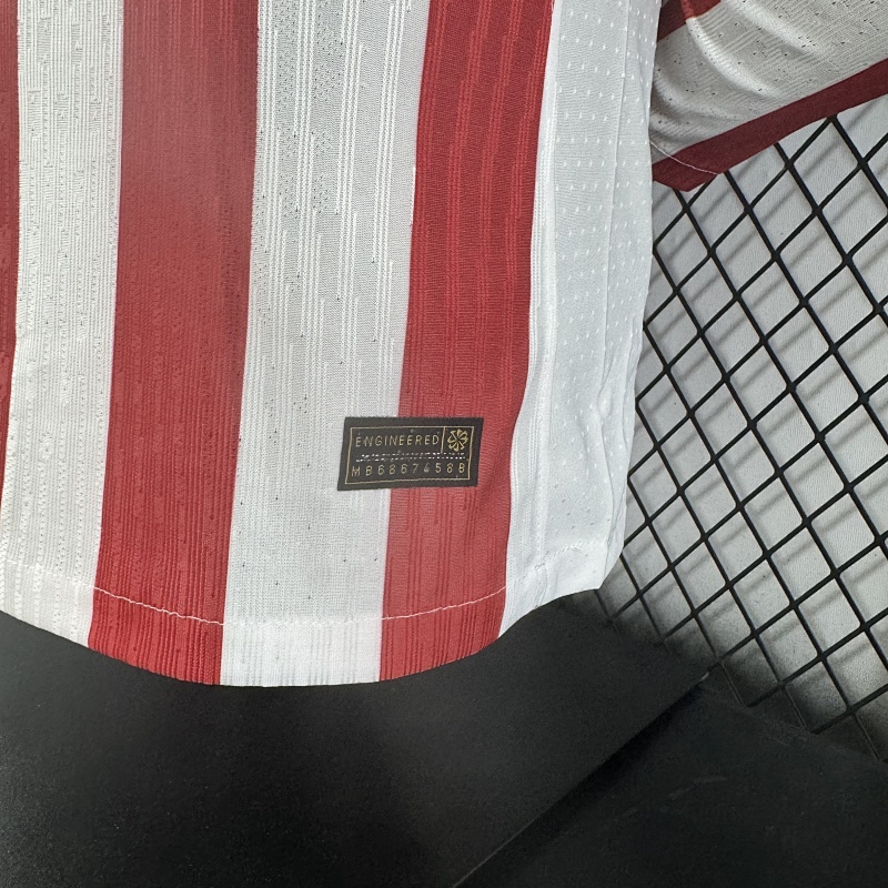 Atletico Madrid Local Versión Jugador 2025/26 (Roja, Manga Larga) 10
