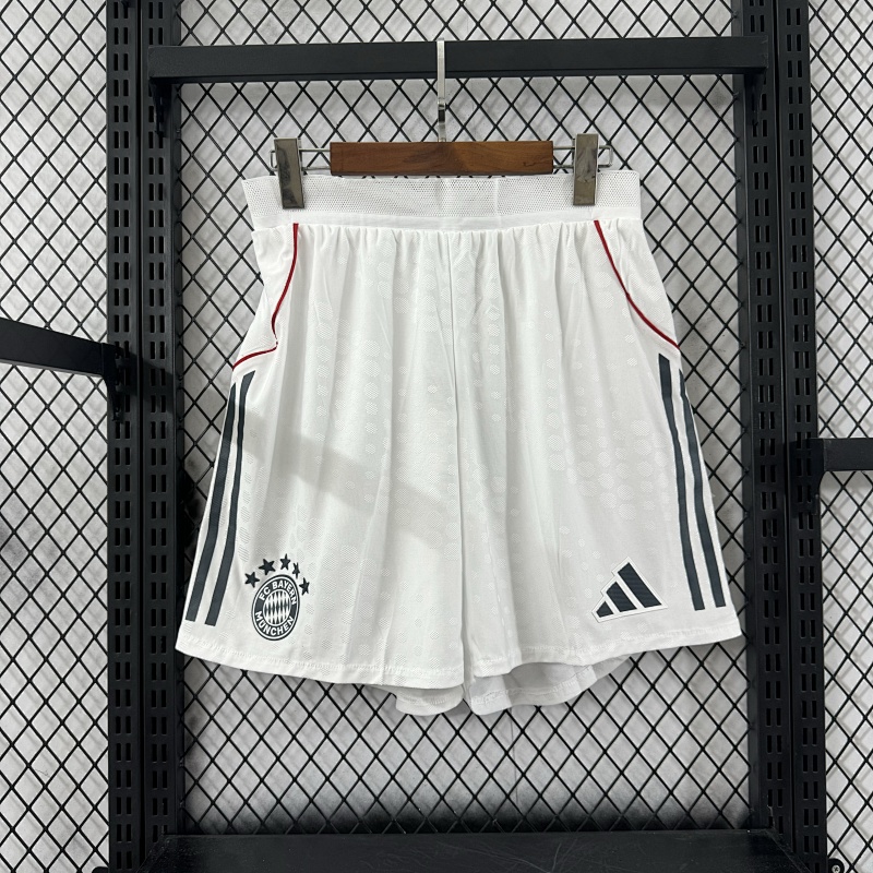 Bayern Munich Short Visitante Versión Jugador 2025/26 (Blanco)