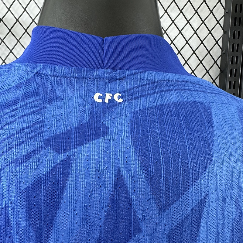 Chelsea Local Versión Jugador 2025/26 (Azul, Manga Larga) 6