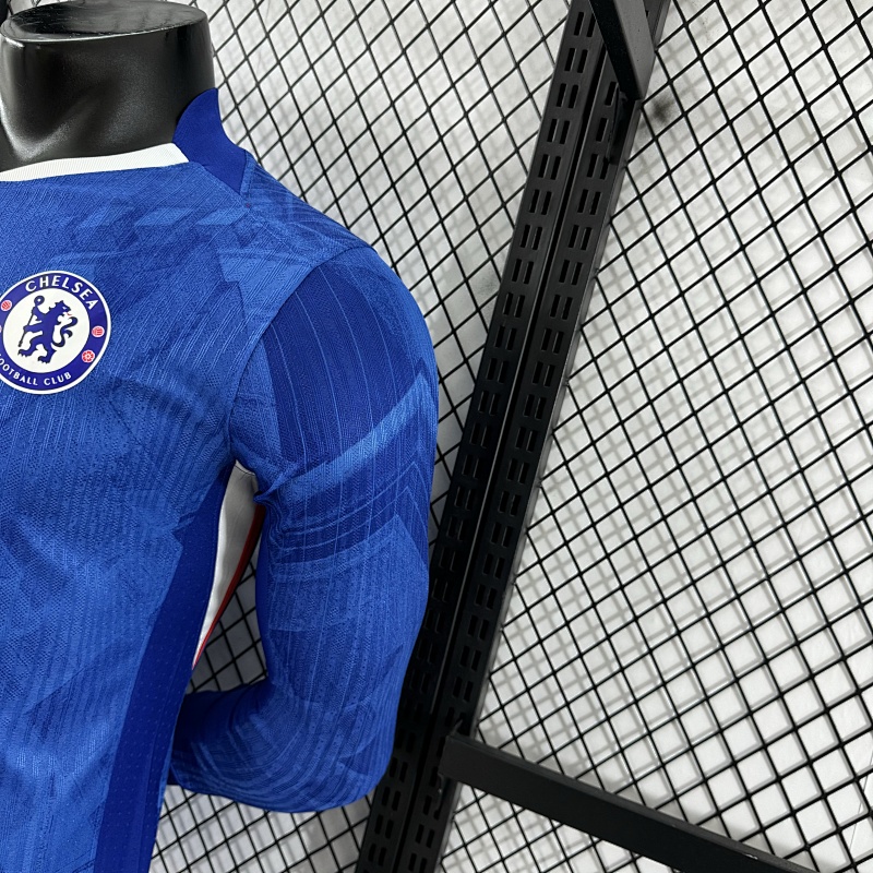 Chelsea Local Versión Jugador 2025/26 (Azul, Manga Larga) 10