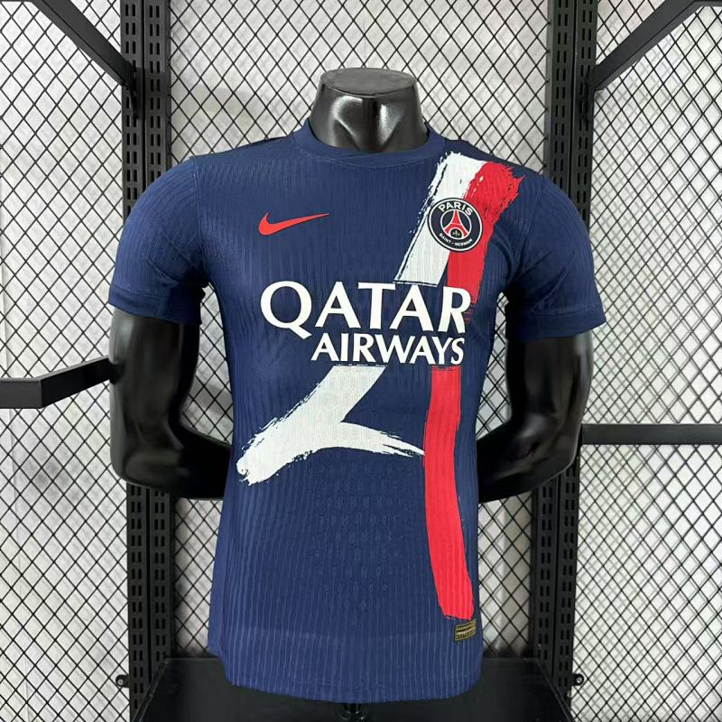 Paris Saint-Germain Edición Especial Diseño 2 Versión Jugador (Azul Marino)