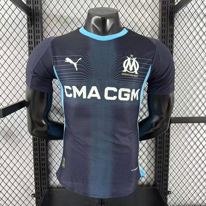 Olympique de Marseille Visitante Versión Jugador 2025/26 (Azul Marino)