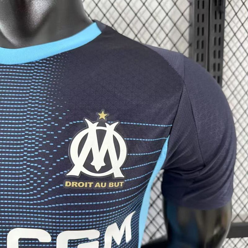 Olympique de Marseille Visitante Versión Jugador 2025/26 (Azul Marino) 5