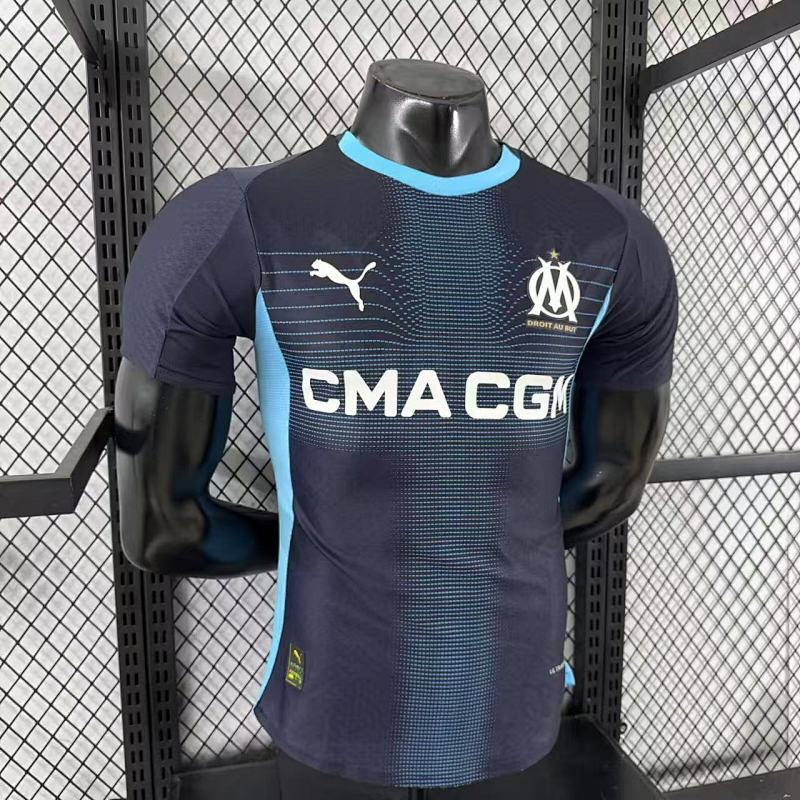 Olympique de Marseille Visitante Versión Jugador 2025/26 (Azul Marino) 6