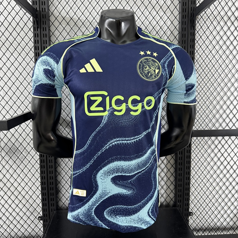 Ajax Visitante Versión Jugador 2025/26 (Azul Marino)