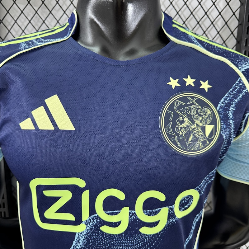 Ajax Visitante Versión Jugador 2025/26 (Azul Marino) 3