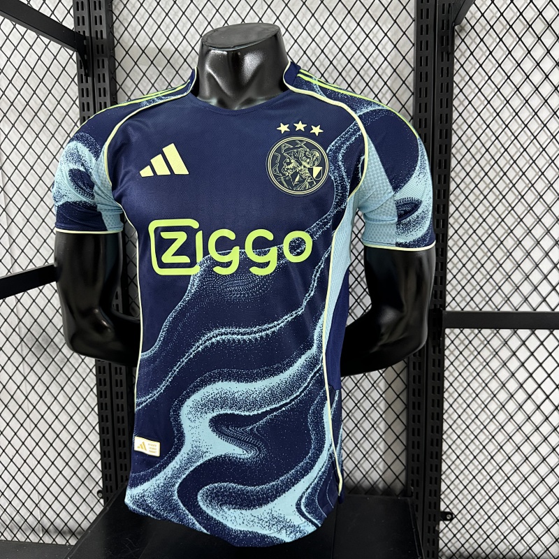 Ajax Visitante Versión Jugador 2025/26 (Azul Marino) 7