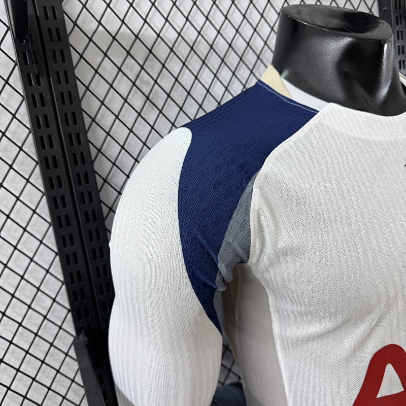 Tottenham Hotspur Local Versión Jugador 2025/26 (Blanca, Manga Larga) 6