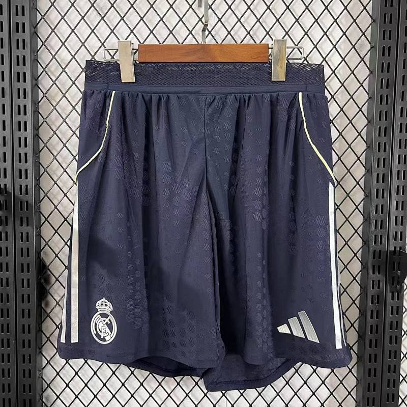 Real Madrid Short Visitante Versión Jugador 2025/26 (Azul Marino)