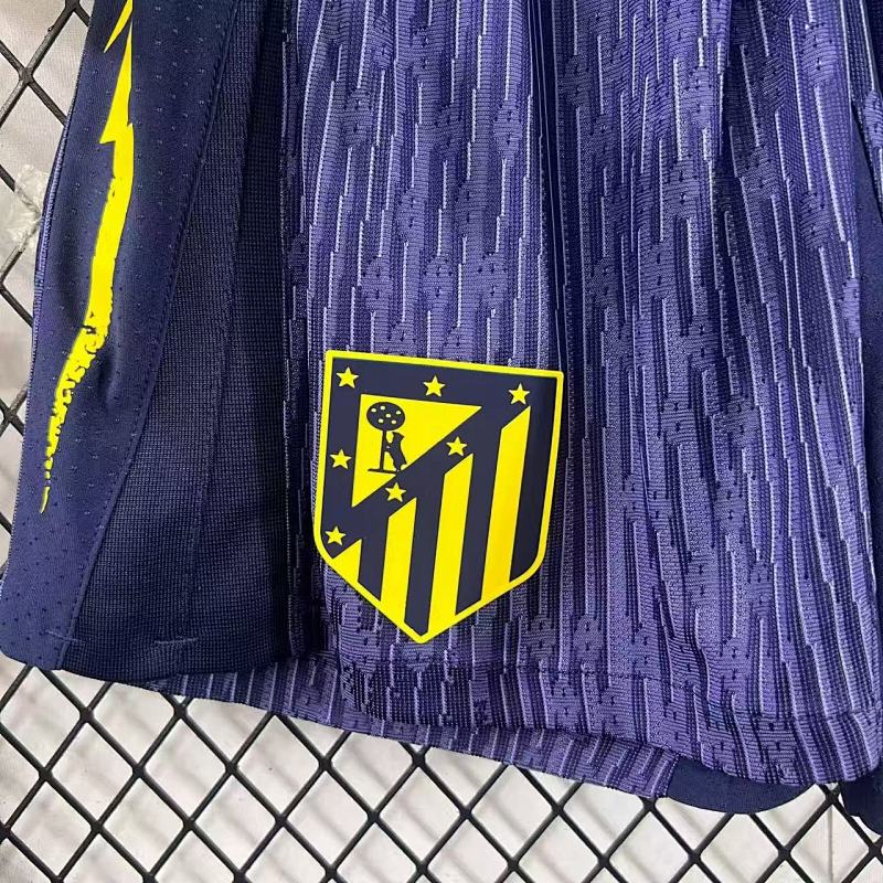Atletico Madrid Short Visitante Versión Jugador 2025/26 (Azul Marino) 3