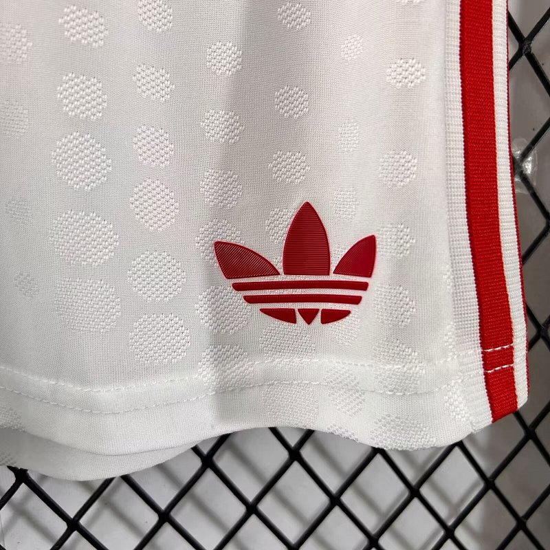 Ajax Short Aniversario Versión Jugador (Blanco) 3