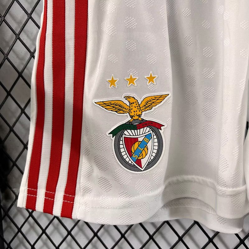 Benfica Short Local Versión Jugador 2025/26 (Blanco) 2