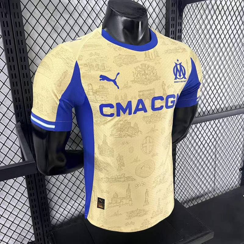 Olympique de Marseille Cuarta Versión Jugador 2025/26 (Beige) 6