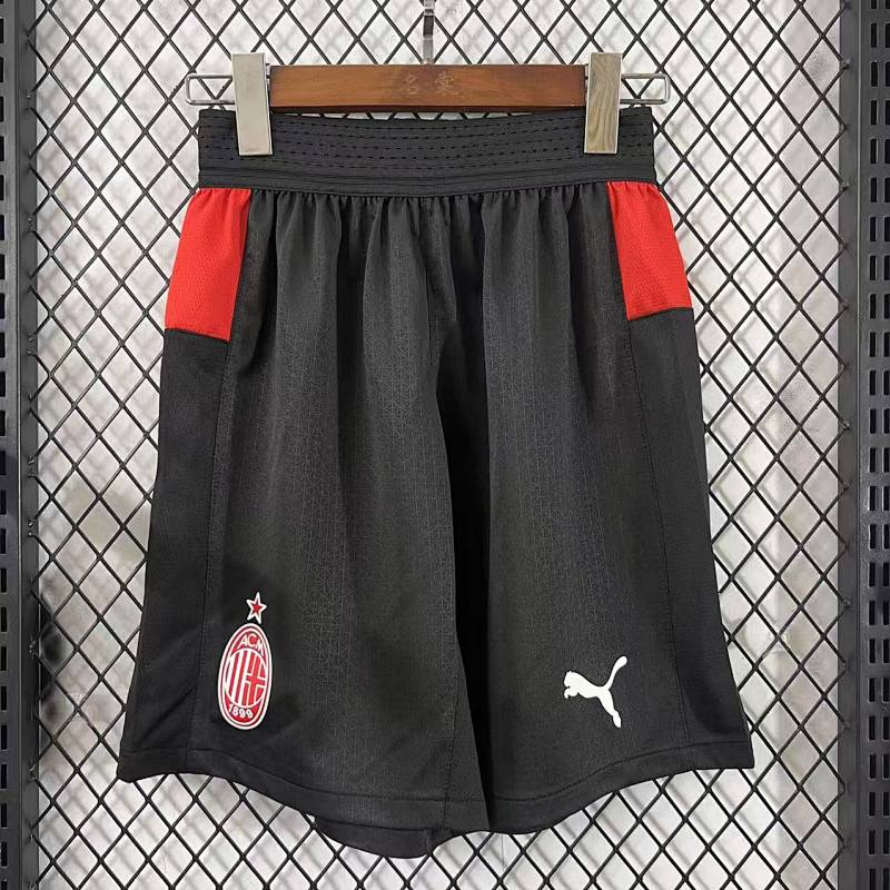 AC Milan Short Local Versión Jugador 2025/26 (Negro)