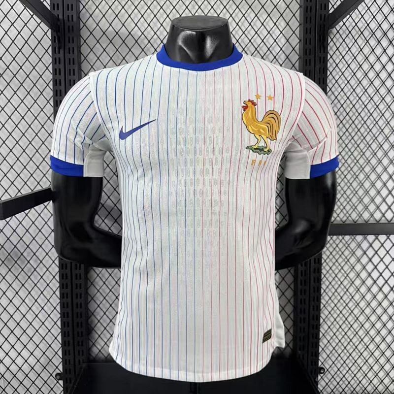Francia Visitante Versión Jugador 2024 (Blanca)