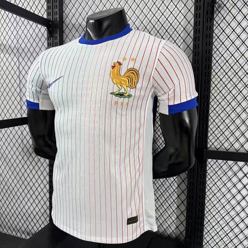 Francia Visitante Versión Jugador 2024 (Blanca) 7
